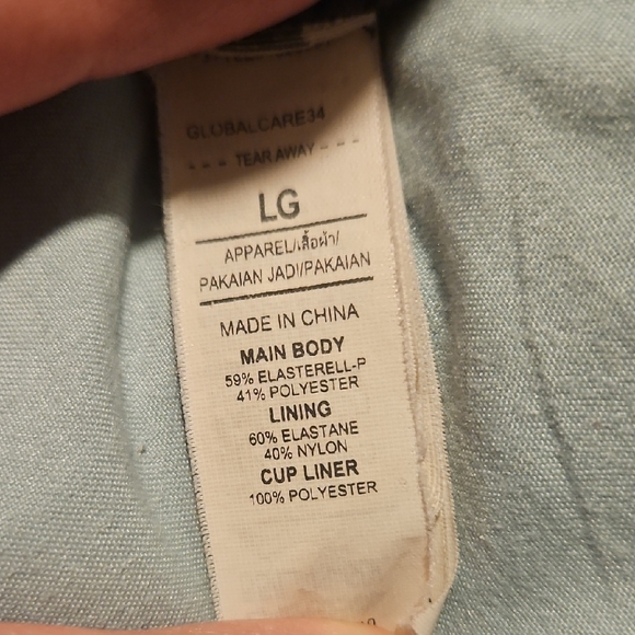 Under Armour Cross-Back Sports Bra in Black and Cream - Picture 5 of 5